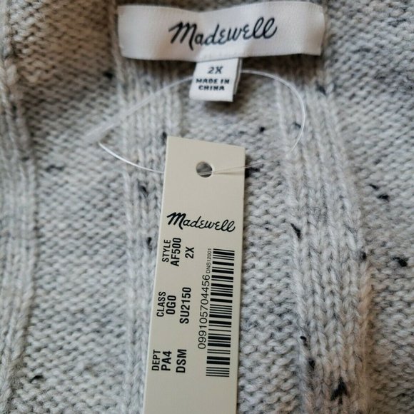 Madewell Women's Donegal Rolled Mock-neck Sweater - Picture 10 of 15
